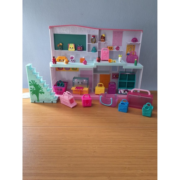 Other - Shopkins Bundle Including Happyville High School, Figures, Bags And Furniture